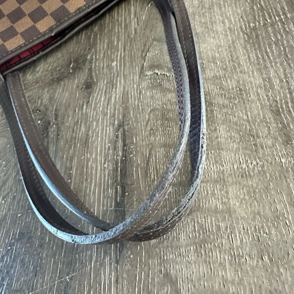 Louis Vuitton Brown Checkered Tote - Picture 5 of 8